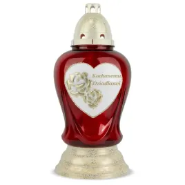 duzy-znicz-z-dedykacja-kochanemu-dziadkowi-39-cm-czerwony-dp662-z-wkladem