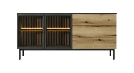 komoda-180-cm-dab-evoke-czarny-lamelami-i-led-nowoczesny-styl
