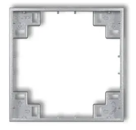 ramka-pojedyncza-posrednia-do-wlacznika-gniazdka-srebrny-seria-icon-karlik