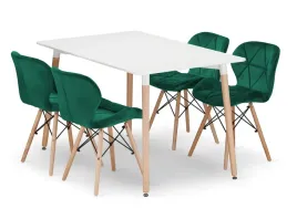 nowoczesnosc-bialy-zestaw-stol-prostokatny-120x80-bialy-4-krzesla-zielone