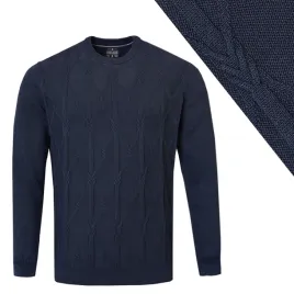 elegancki-sweter-meski-z-warkoczem-granatowy-bawelniany-xl-pako-jeans