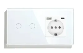 szklany-przelacznik-dotykowy-z-usb-bialy