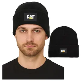 czapka-zimowa-meska-robocza-beanie-cat-caterpillar-label-cuff-czarna