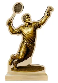statuetka-badminton-trofeum-drewniane-nagroda-lotka-paletka-nadruk-29cm