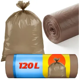 worki-na-smieci-120l-brazowe-10-sztuk-klasyczne-mocne-1-rolka