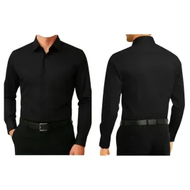 czarna-meska-koszula-rozmiar-xl-42-43-dlugi-rekaw-gladka-dopasowana