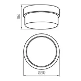 plafoniera-bialy-60w-e27-tuna-mini-n-kolor-bialy