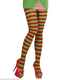 rajstopy-elfa-elfki-w-zielono-czerwone-paski-xl