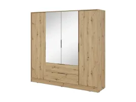 szafa-dab-artisan-206-cm-z-lustrem-nowoczesna-przesuwna-z-szufladami