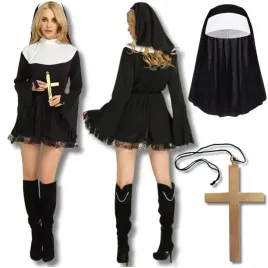 stroj-zakonnicy-kostium-zalotna-zakonnica-habit-kornet-krzyz-cosplay