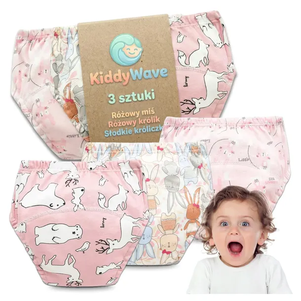 majtki treningowe dla dzieci KIDDYWAVE do nauki korzystania z nocnika