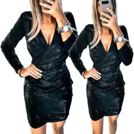 sukienka-z-marszczeniami-marszczona-tuszujaca-polyskujaca-wieczorowa