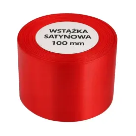 szeroka-wstazka-czerwona-tasiemka-satynowa-100mm-22mb-dekoracyjna