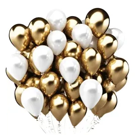 balony-bialo-zlote-chromowane-zestaw-balonow-na-komunie-slub-wesele