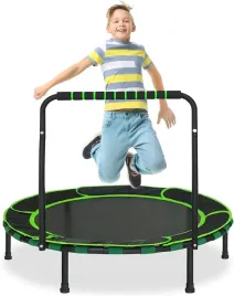 mini-trampolina-dla-dzieci-skladana-zdejmowany-uchwyt-zielona-do-60-kg