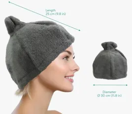 miekka-czapka-do-sauny-ochronne-nakrycie-glowy-czepek-bawelniany-szary