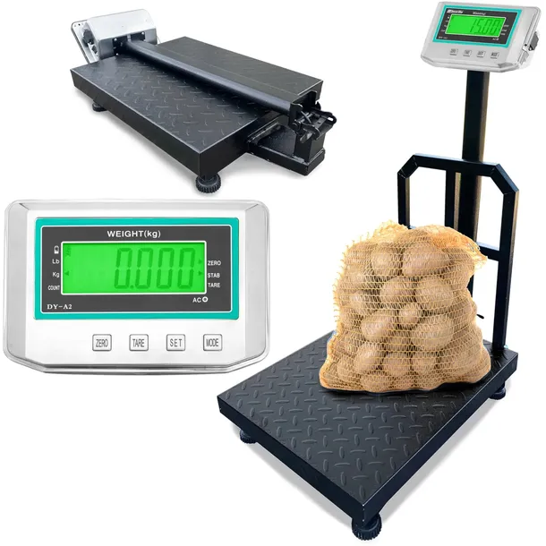 Waga magazynowa do 150kg 40x50cm sklepowa elektroniczna platformowa LCD