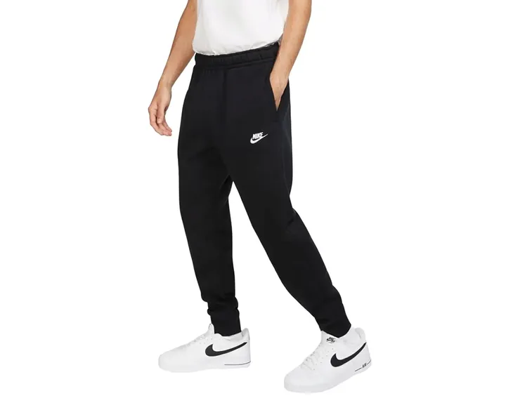 NIKE Spodnie bawełniane ze ściągaczem BV2671-010 czarny L