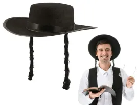 kapelusz-z-pejsami-rabin-zyd-rabbi-stroj