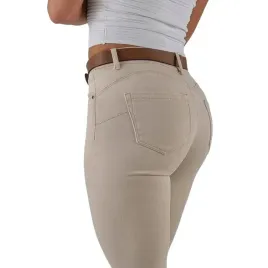 spodnie-z-paskiem-m-sara-jeansy-damskie-rurki-bezowe-push-up