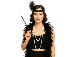 zestaw-retro-dama-20-30-lata-opaska-cygaretka-naszyjnik-boa