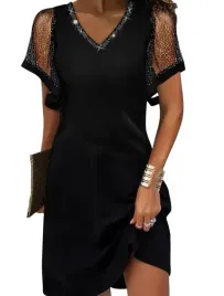 elegancka-sukienka-olowkowa-wizytowa-blyszczaca-z-ozdobami