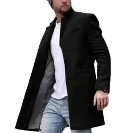 meski-krotki-plaszcz-jednorzedowy-jesienno-zimowy-czarny-elegancki