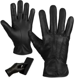 rekawiczki-skorzane-meskie-klasyczne-dotykowe-z-polarkiem-mis
