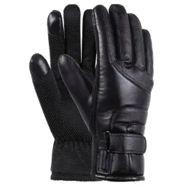 zimowe-rekawiczki-dotykowe-klasyczne-czarne-cieple-meskie-na-zime