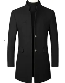 meski-plaszcz-krotki-ze-stojka-wiosenny-jesienny-elegancki-czarny