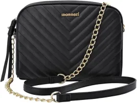 monnari-czarna-pikowana-torebka-listonoszka-damska-na-lancuszku