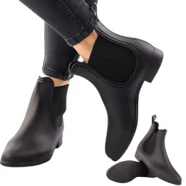 kalosze-damskie-krotkie-czarne-matowe-z-gumka-sztyblety-meliski