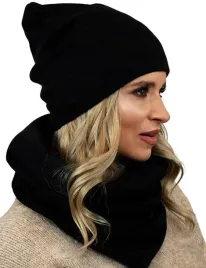 polski-komplet-czapka-komin-tunel-szal-czarny-komplet-damski-na