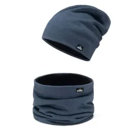 czapka-zimowa-meska-na-polarze-komin-jeansowy