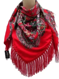 chusta-goralska-ludowa-folk-damska-czerwony-z-rozem