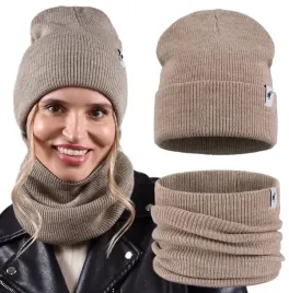 czapka-komin-tuba-komplet-damski-cieply-zestaw-na-zime-i-prezent-latte