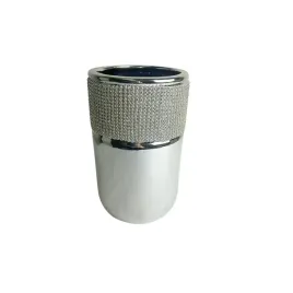 ceramiczny-wazon-w-stylu-glamour-z-obwodka-srebrny-maly-15cm