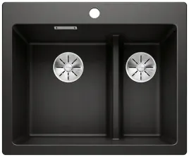 zlewozmywak-dwukomorowy-blanco-pleon-6-split-granit-czarny
