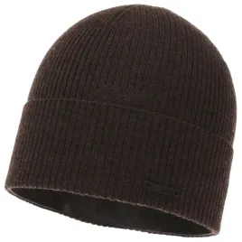 czapka-zimowa-meska-lekka-100percent-welna-merino-bezszwowa-agbo-fleur-brazowa