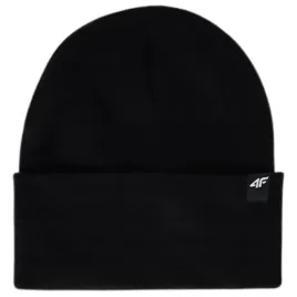 czapka-4f-klasyczna-zimowa-ciepla-czarna-beanie-polarowa-sportowa