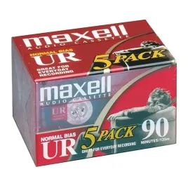 5-x-nowe-kasety-magnetofonowe-audio-cassette-maxell-normal-bias-ur