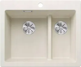zlewozmywak-dwukomorowy-blanco-pleon-6-split-granit-delikatny-bialy