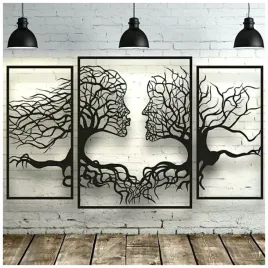 nowoczesny-duzy-obraz-twarze-drzewa-loft-do-salonu-3-el-zloty-140x70cm