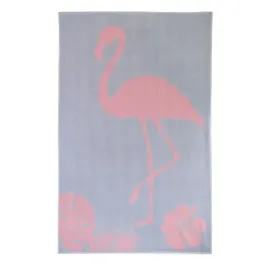 duzy-recznik-plazowy-flaming-popielaty-100x160-cm