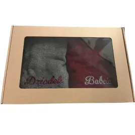 babcia-dziadek-komplet-recznikow-bawelnianych-popiel-bordo