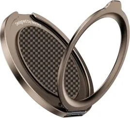 benks-magnetic-phone-grip-uchwyt-ring-magsafe-360-zlote-wlokno-aramidowe