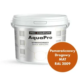 aqua-pro-emalia-akrylowa-szybkoschnaca-9l-pomaranczowy-drogowy-mat-ral-2009