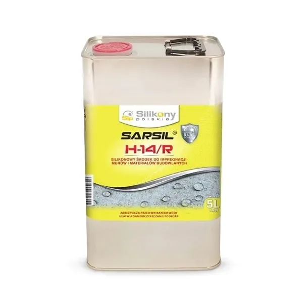 IMPREGNAT ŚRODEK DO IMPREGNACJI MURÓW KOSTKI SARSIL H-14/R BEZBARNY 5L