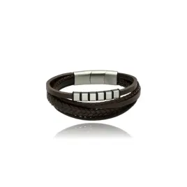 bransoletka-meska-ze-stali-i-skory-yves-brazowa-23-cm-na-prezent