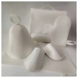 zestaw-do-sauny-czapka-rekawica-siedzisko-torba-klapki-komplet-bialy-5w1